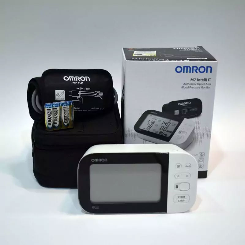 فشارسنج omren m7 دارای قابلیت بلوتوث جهت ارسال اطلاعات فشارخون به اپلیکیشن